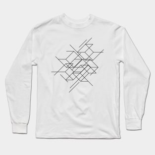 squares design Long Sleeve T-Shirt